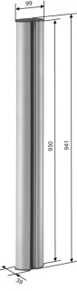 EFA 6840 - kovový kryt káblov